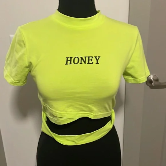 Honey graphic cutoff tee - Picture 5 of 5
